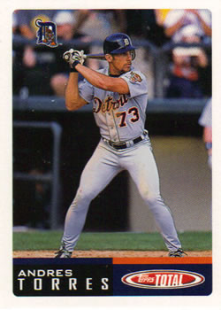 2002 Topps Total #24 Andres Torres Front