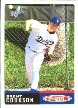 2002 Topps Total #31 Brent Cookson Front