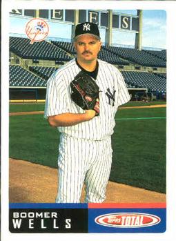2002 Topps Total #383 David Wells Front