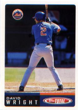 2002 Topps Total #403 David Wright Front