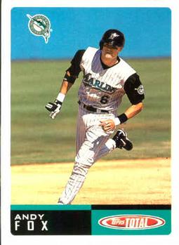 2002 Topps Total #542 Andy Fox Front
