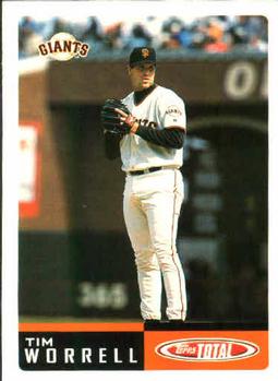 2002 Topps Total #636 Tim Worrell Front