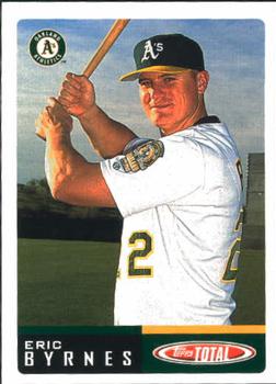 2002 Topps Total #678 Eric Byrnes Front