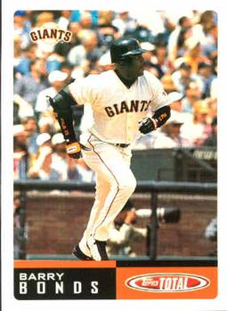 2002 Topps Total #755 Barry Bonds Front
