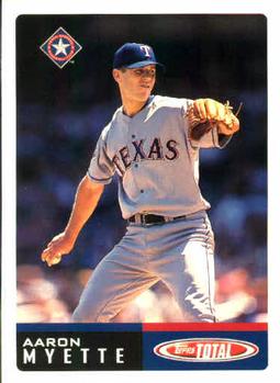2002 Topps Total #796 Aaron Myette Front
