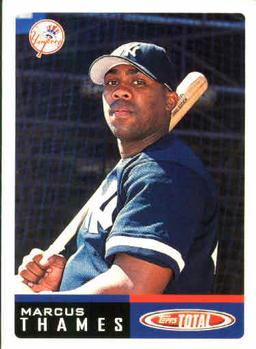 2002 Topps Total #891 Marcus Thames Front