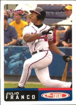 2002 Topps Total #909 Julio Franco Front