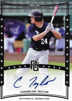 2014 Leaf Perfect Game - Autographs Black #A-CT1 Chandler Taylor Front