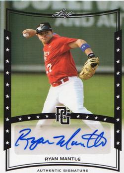 2014 Leaf Perfect Game - Autographs Black #A-RM2 Ryan Mantle Front