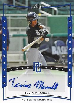 2014 Leaf Perfect Game National Showcase - Autographs Blue #A-TM1 Tevin Mitchell Front