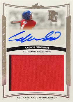 2014 Leaf Perfect Game - Autographed Jersey Silver #JA-CG1 Cadyn Grenier Front