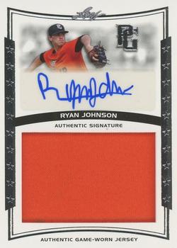 2014 Leaf Perfect Game National Showcase - Autographed Jersey Silver #JA-RJ1 Ryan Johnson Front