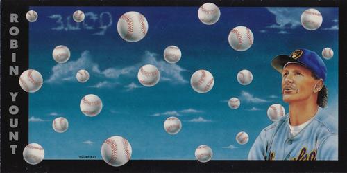 1993 Diamond Marks Bookmarkers - Diamond Marks Art #NNO Robin Yount Front