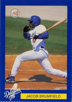 1999 Los Angeles Dodgers Police #48 Jacob Brumfield Front