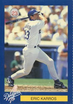 1999 Los Angeles Dodgers Police #23 Eric Karros Front