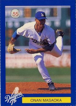 1999 Los Angeles Dodgers Police #55 Onan Masaoka Front