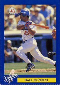 1999 Los Angeles Dodgers Police #43 Raul Mondesi Front