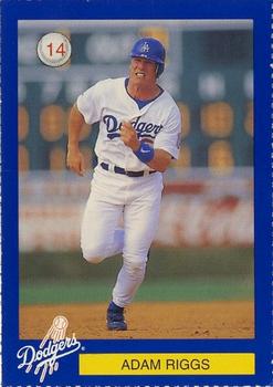 1999 Los Angeles Dodgers Police #14 Adam Riggs Front