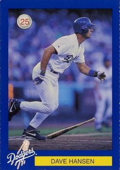 1999 Los Angeles Dodgers Police #25 Dave Hansen Front