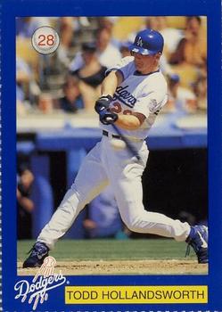 1999 Los Angeles Dodgers Police #28 Todd Hollandsworth Front