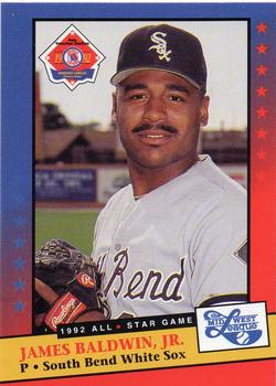 1992 Midwest League All-Stars #NNO James Baldwin Front