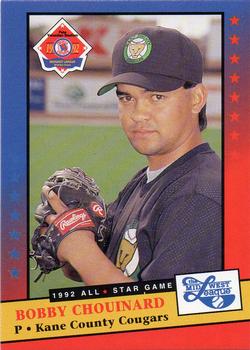 1992 Midwest League All-Stars #NNO Bobby Chouinard Front