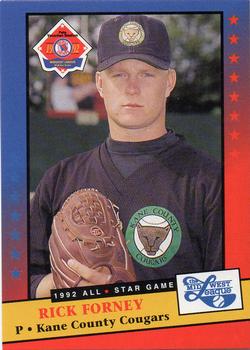 1992 Midwest League All-Stars #NNO Rick Forney Front