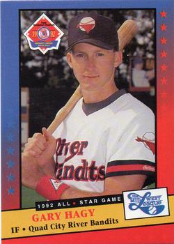 1992 Midwest League All-Stars #NNO Gary Hagy Front