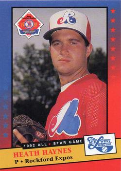 1992 Midwest League All-Stars #NNO Heath Haynes Front