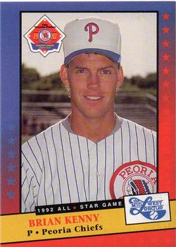 1992 Midwest League All-Stars #NNO Brian Kenny Front