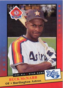 1992 Midwest League All-Stars #NNO Buck McNabb Front