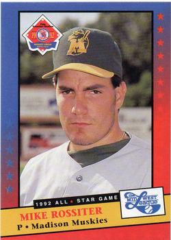 1992 Midwest League All-Stars #NNO Mike Rossiter Front