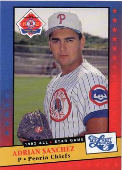 1992 Midwest League All-Stars #NNO Adrian Sanchez Front