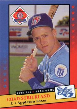 1992 Midwest League All-Stars #NNO Chad Strickland Front