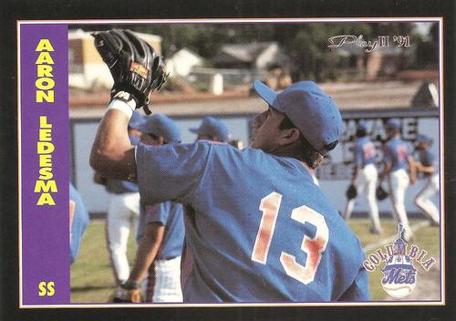 1991 Play II Columbia Mets Postcards #6 Aaron Ledesma Front