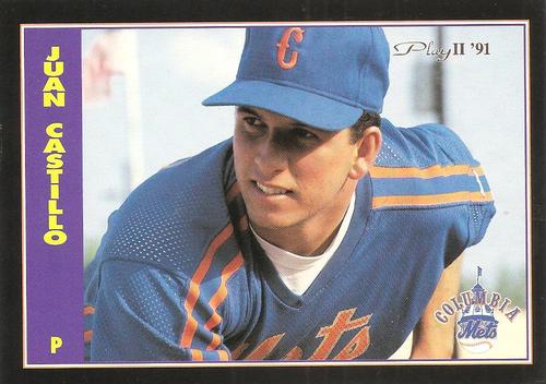1991 Play II Columbia Mets Postcards #10 Juan Castillo Front