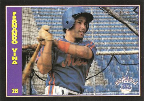 1991 Play II Columbia Mets Postcards #11 Fernando Vina Front