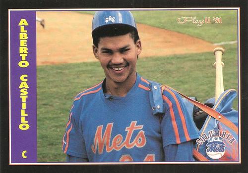 1991 Play II Columbia Mets Postcards #21 Alberto Castillo Front