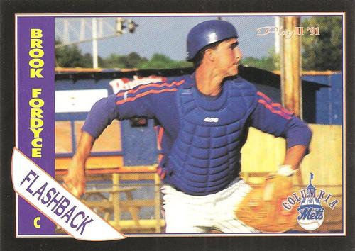 1991 Play II Columbia Mets Postcards #28 Brook Fordyce Front