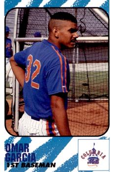 1991 Play II Columbia Mets #9 Omar Garcia Front
