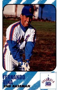 1991 Play II Columbia Mets #15 Fernando Vina Front