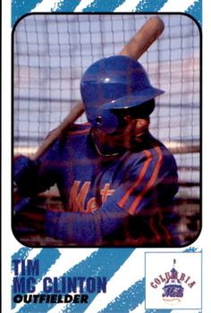 1991 Play II Columbia Mets #21 Tim McClinton Front