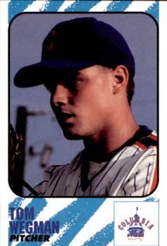 1991 Play II Columbia Mets #27 Tom Wegman Front