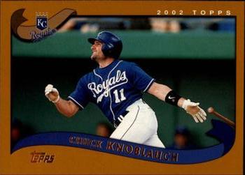 2002 Topps Traded & Rookies #T7 Chuck Knoblauch Front
