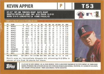 2002 Topps Traded & Rookies #T53 Kevin Appier Back