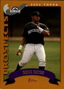 2002 Topps Traded & Rookies #T115 Rene Reyes Front