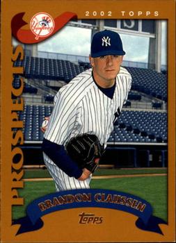 2002 Topps Traded & Rookies #T147 Brandon Claussen Front