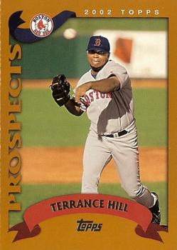 2002 Topps Traded & Rookies #T164 Terrance Hill Front
