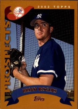 2002 Topps Traded & Rookies #T170 Brian Rogers Front