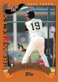 2002 Topps Traded & Rookies #T180 Jose Bautista Front